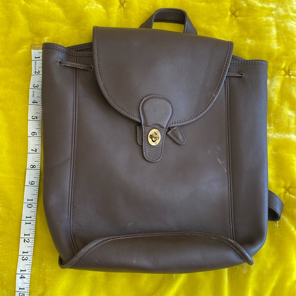Brown Leather Backpack
